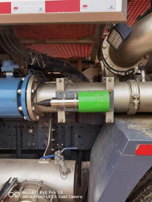 某設(shè)備公司使用Na22放射性密度計的案例(圖1) 某設(shè)備公司使用Na22放射性密度計的案例(圖1)